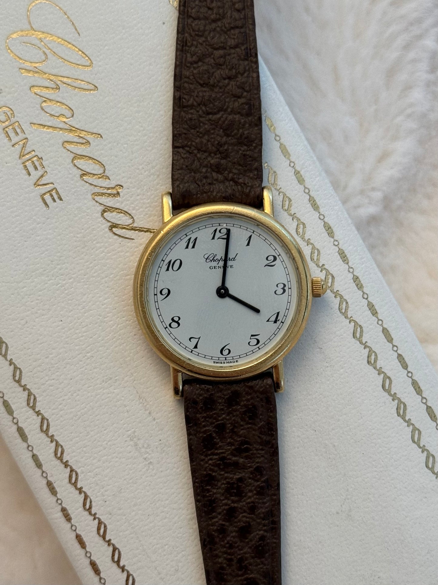 vintage 18kt gold chopard watch