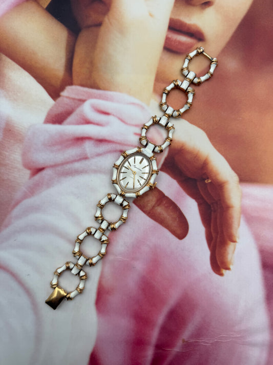 vintage magestime gold watch