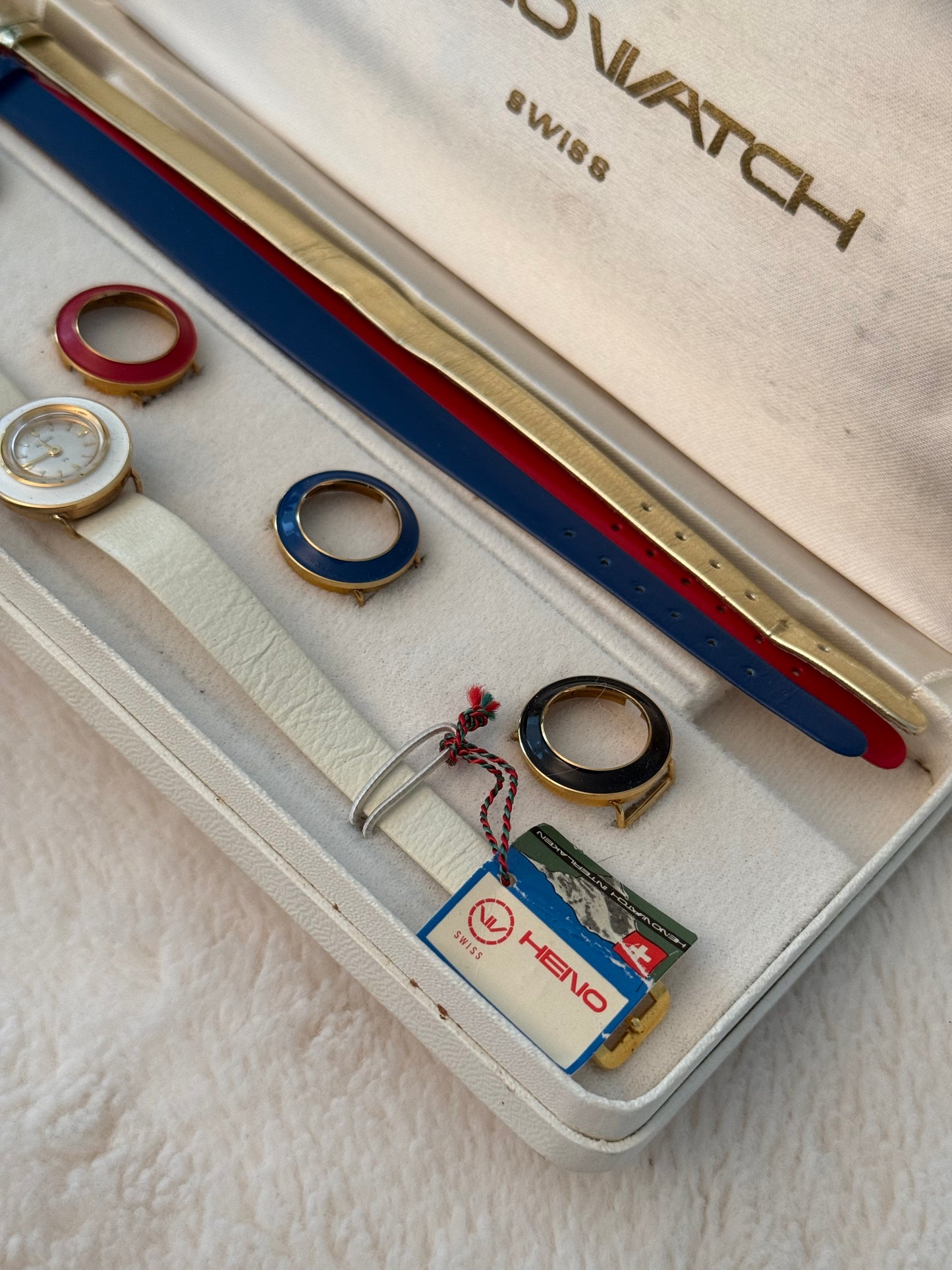 vintage heno interchangable watch