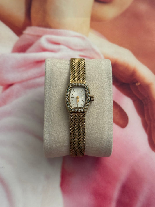 vintage sandoz gold watch