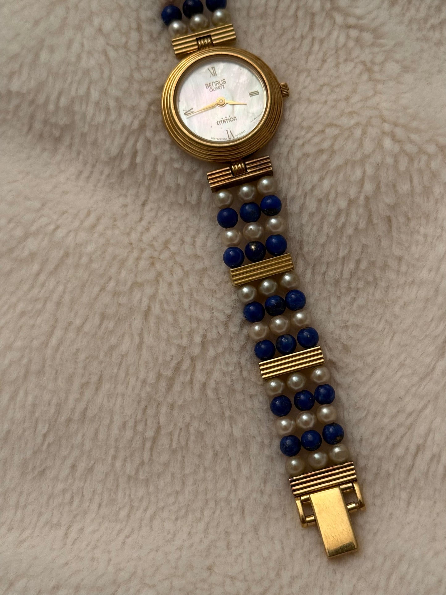 vintage benrus pearl watch
