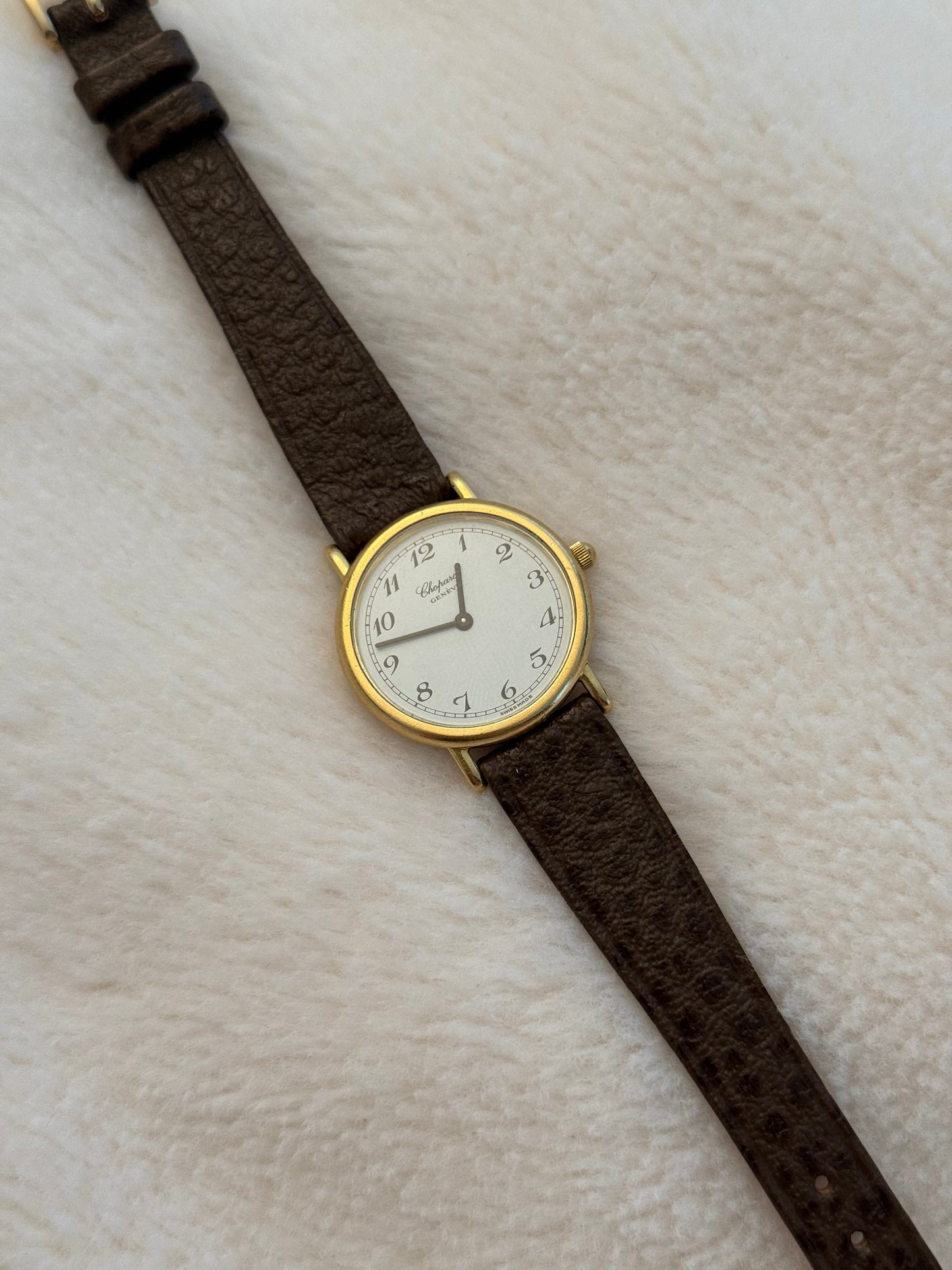 vintage 18kt gold chopard watch