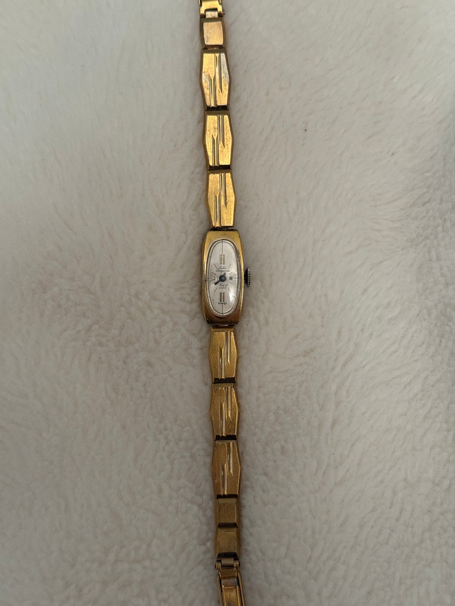 vintage jules jurgensen gold watch