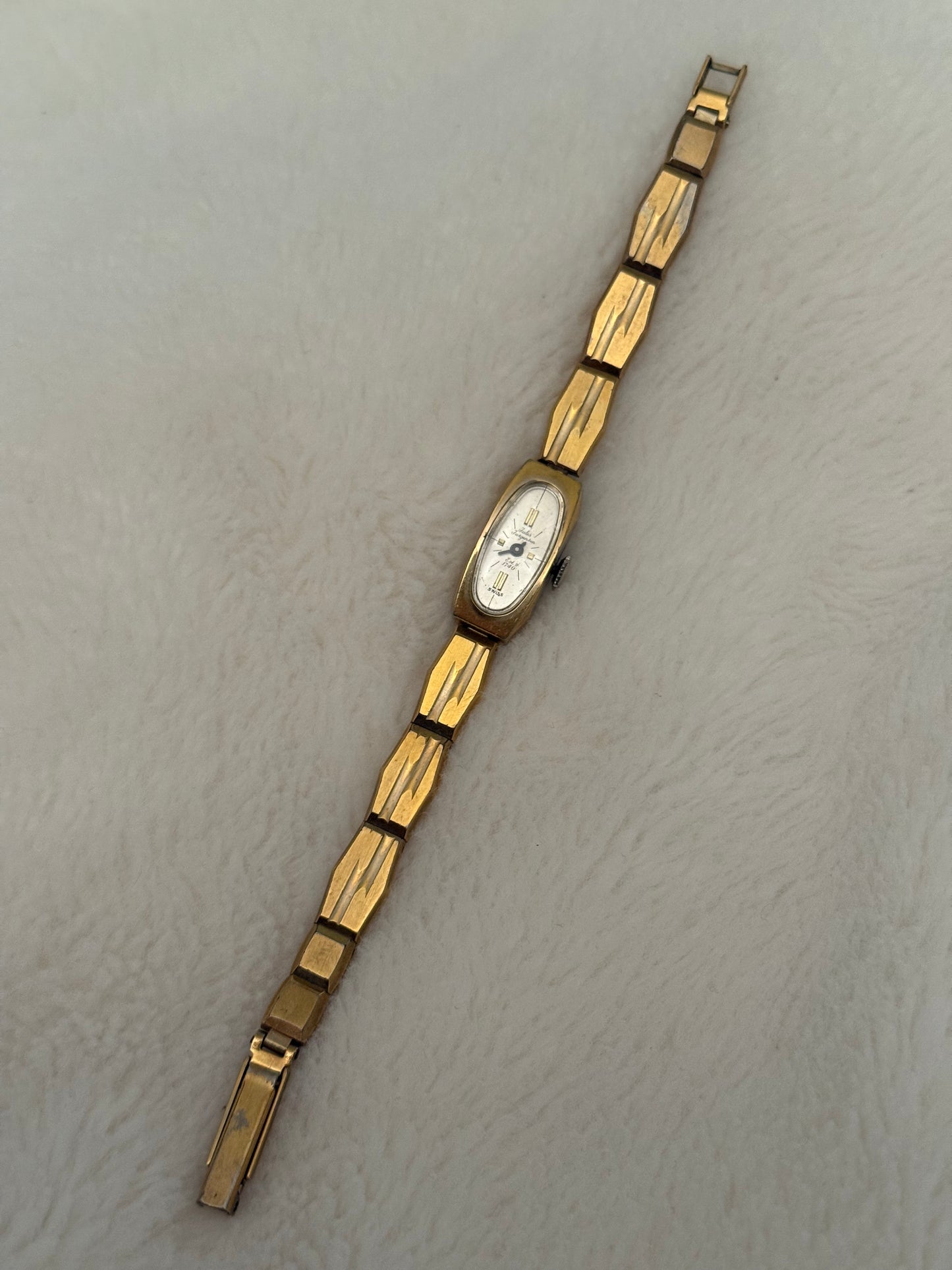 vintage jules jurgensen gold watch