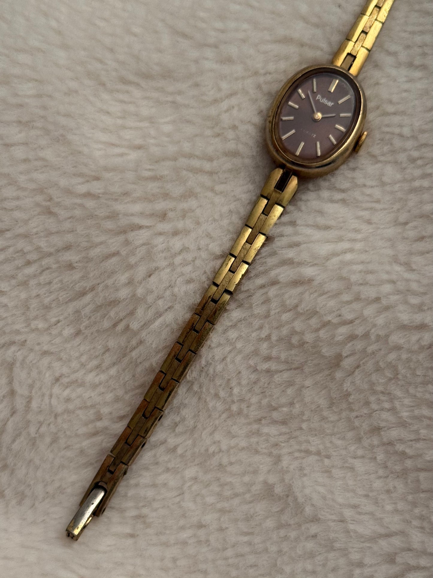 vintage pulsar gold watch