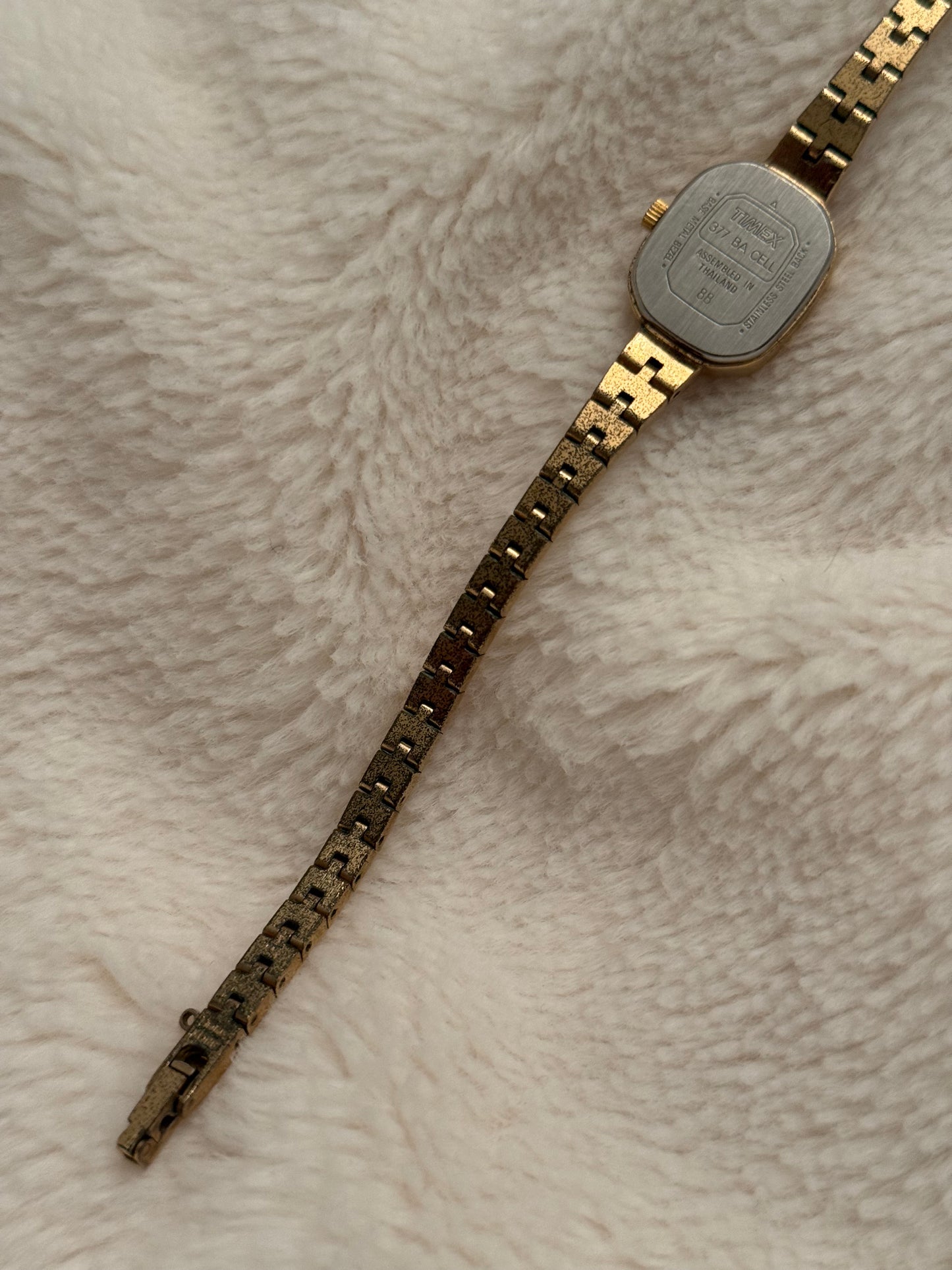 vintage timex gold watch