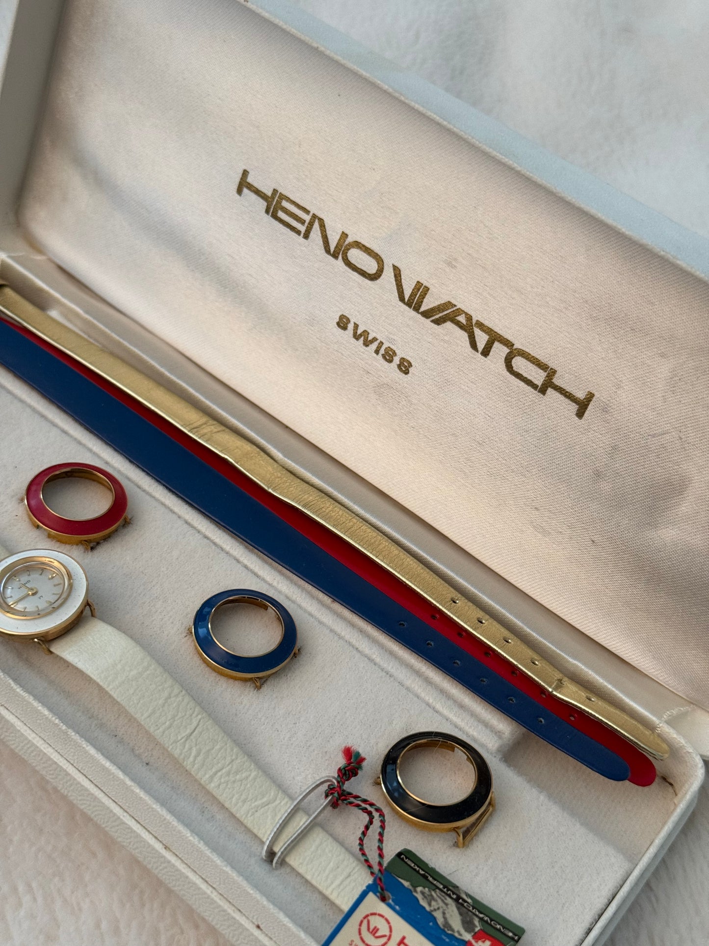 vintage heno interchangable watch