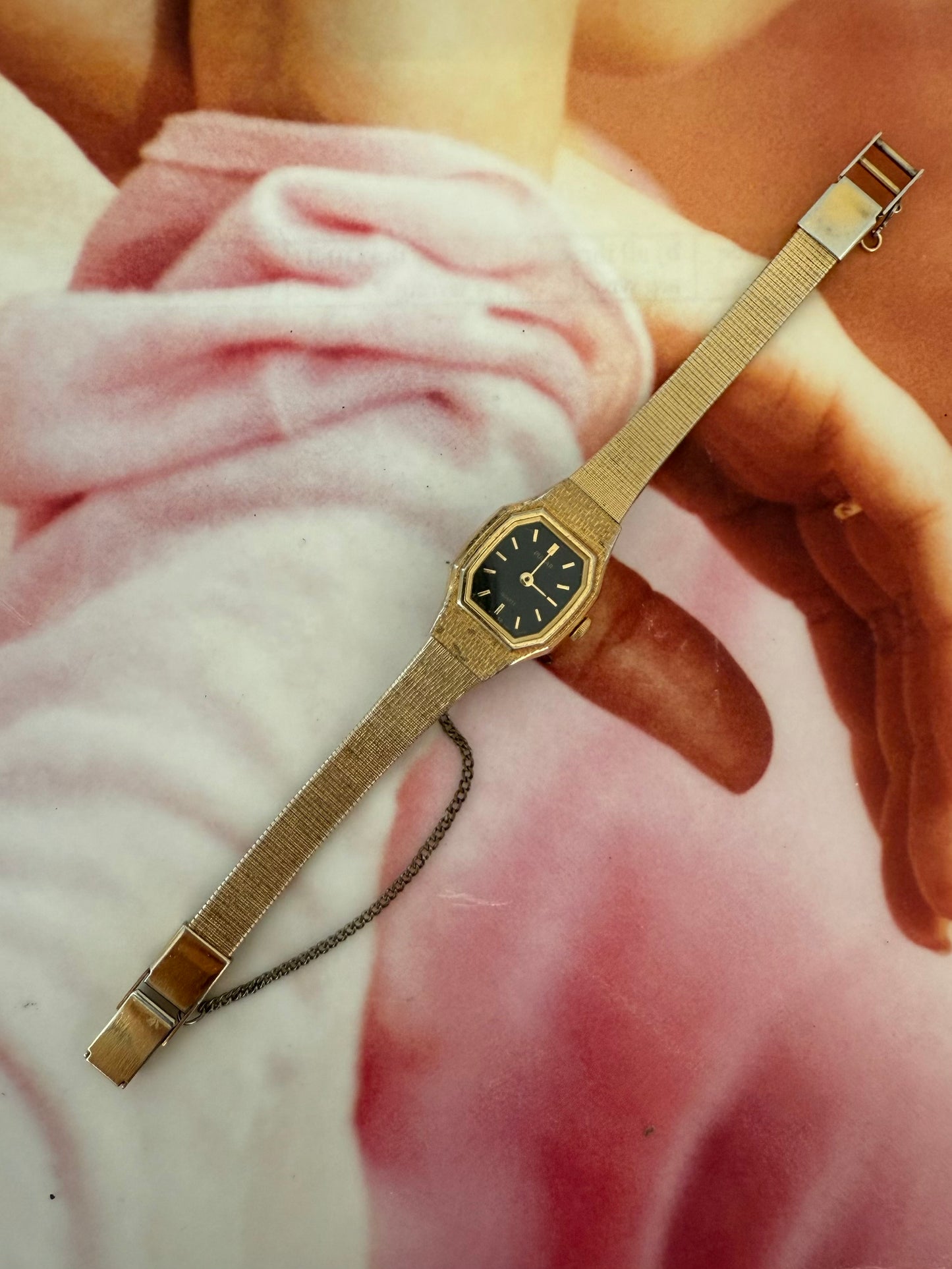 vintage pulsar gold watch