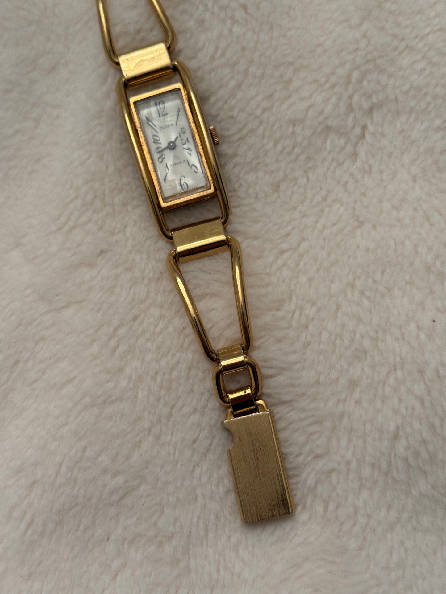 vintage olivia pearl watch