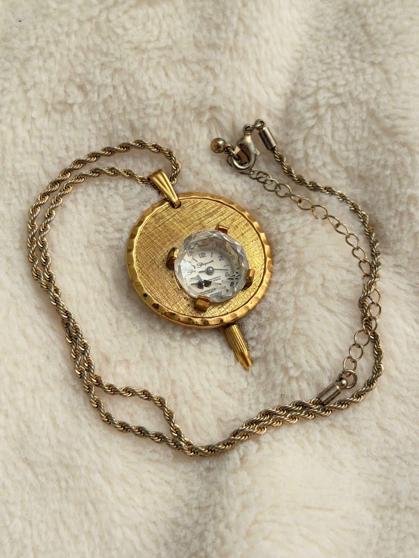 vintage Schiaparelli pendant watch