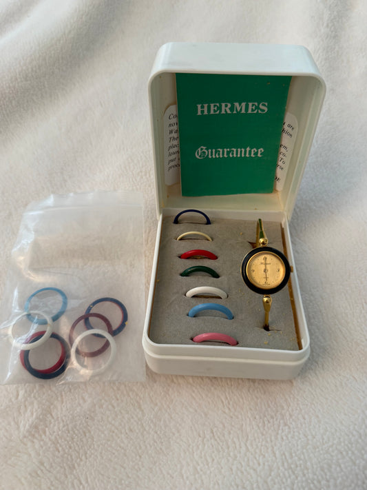 vintage hermes interchangable watch