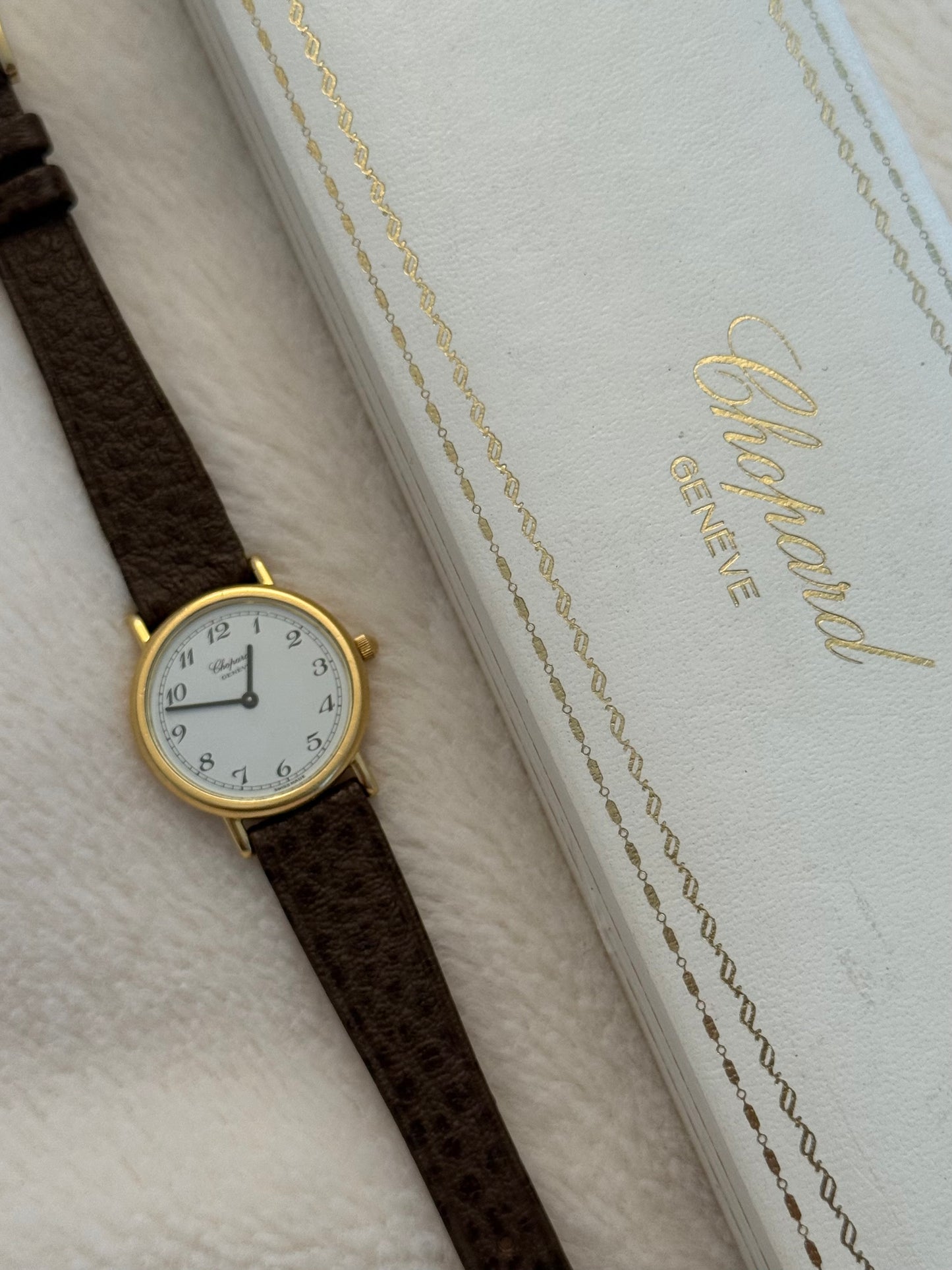 vintage 18kt gold chopard watch