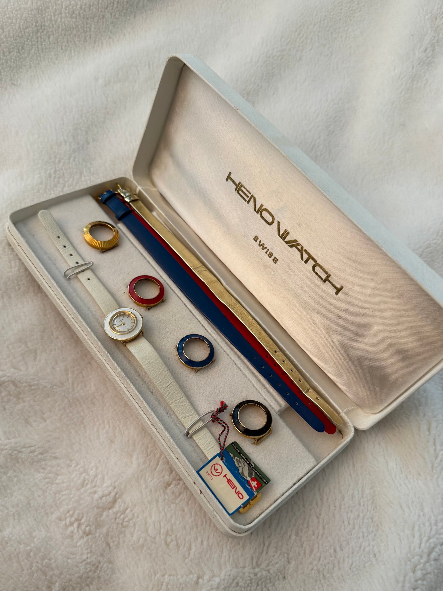 vintage heno interchangable watch