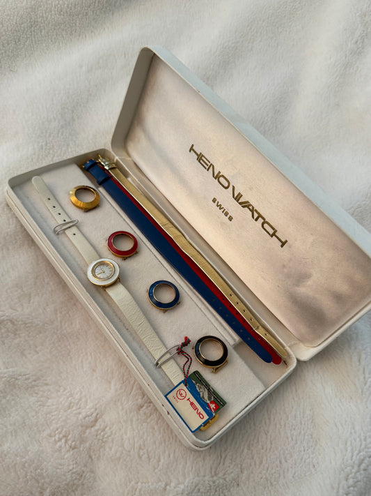 vintage heno interchangable watch