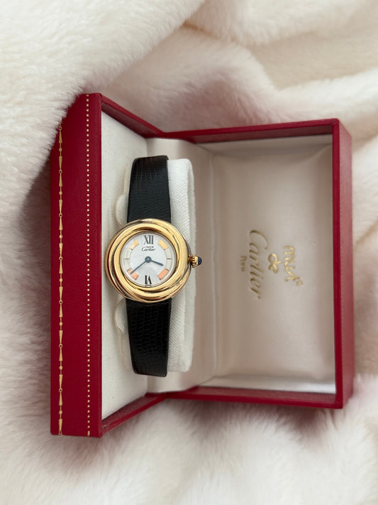 vintage must de Cartier trinity watch