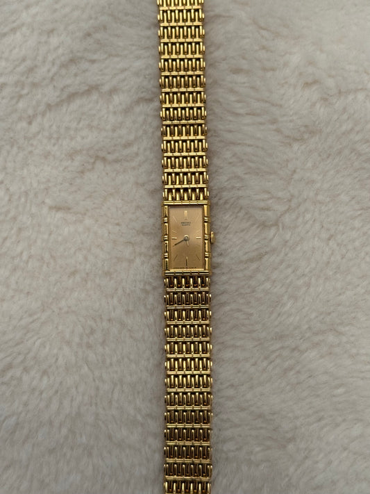 vintage seiko gold watch