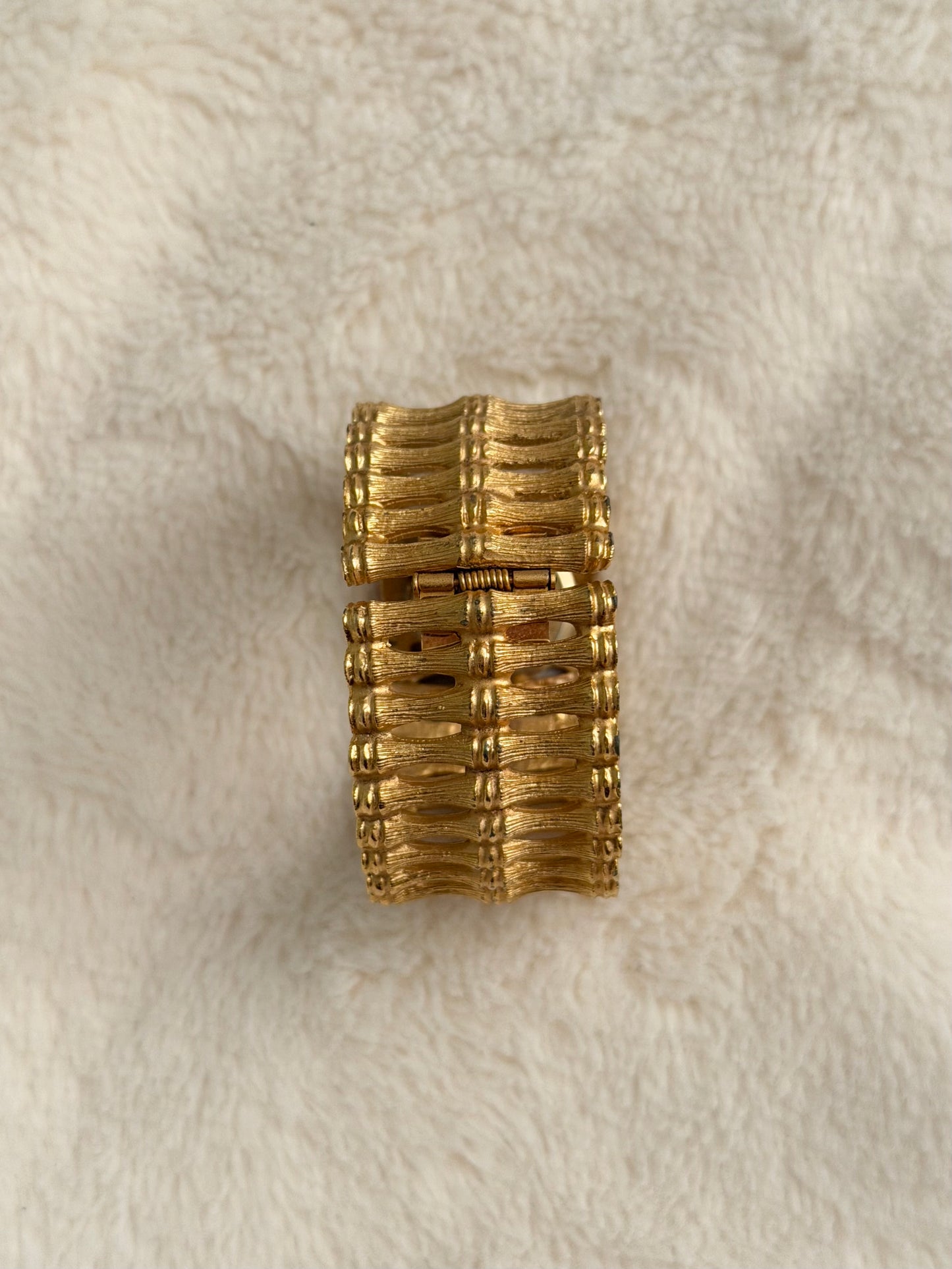 vintage Schiaparelli bamboo peekaboo watch