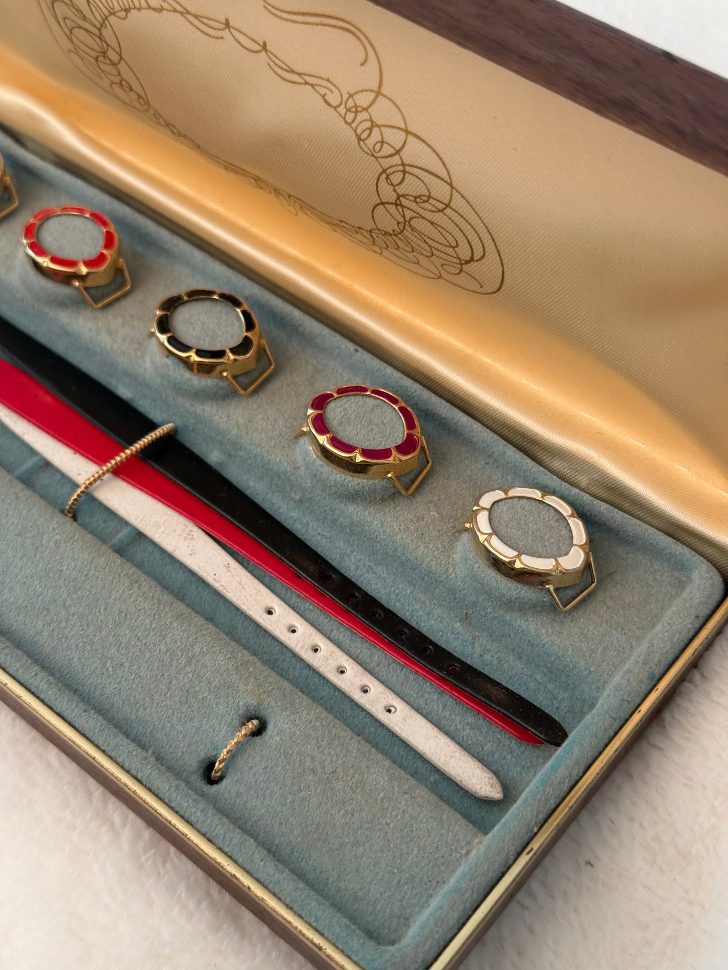 vintage lucerne interchangable watch w/ box