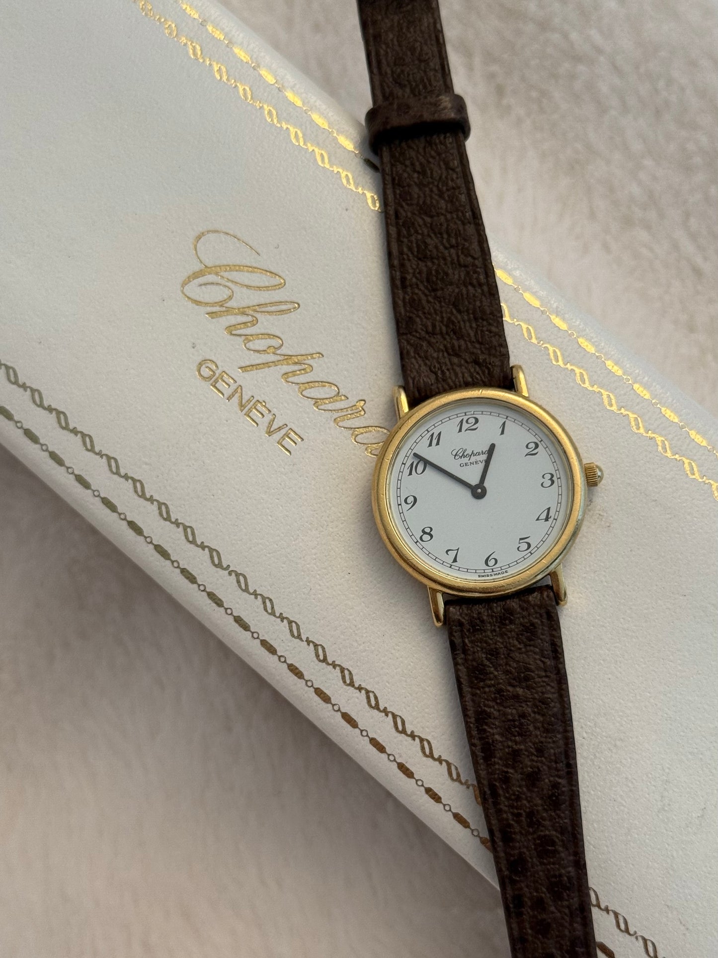 vintage 18kt gold chopard watch