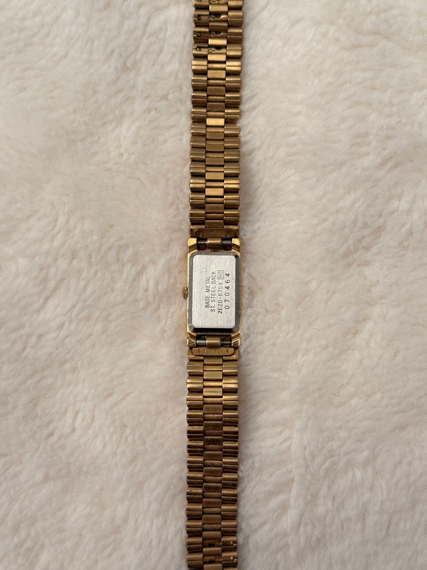 vintage seiko gold watch