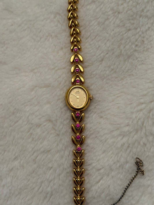 vintage seiko ruby watch