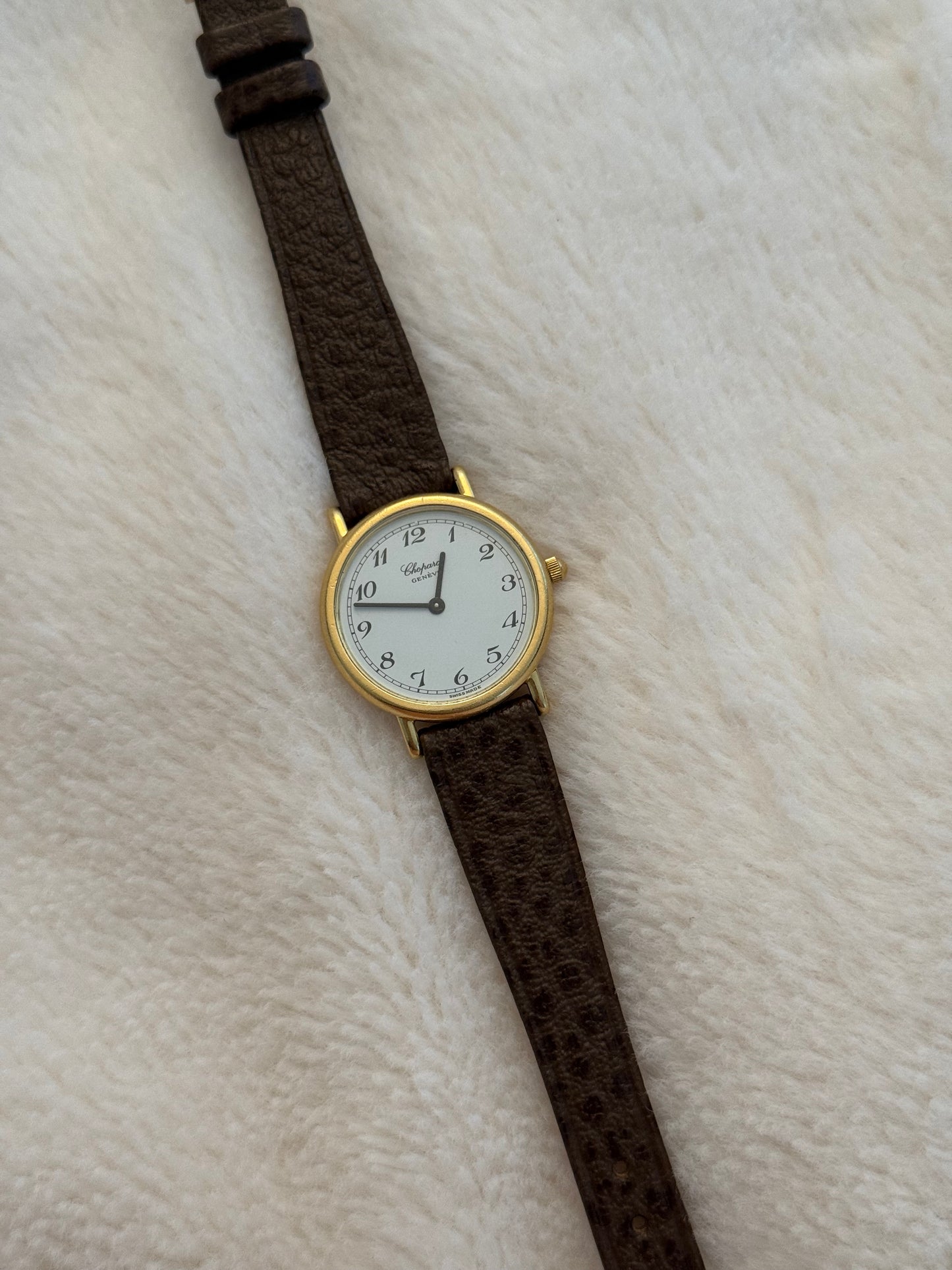 vintage 18kt gold chopard watch