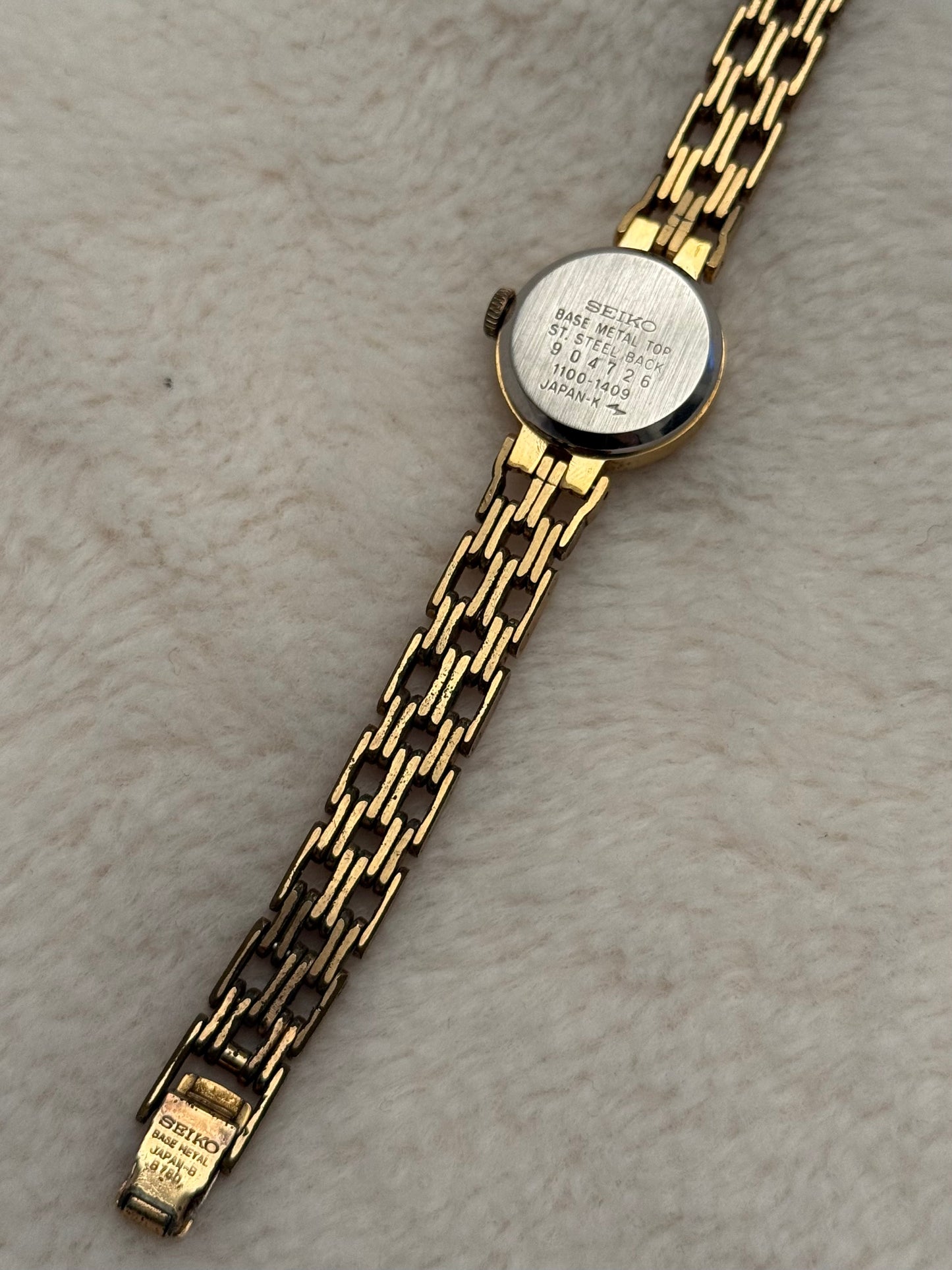 vintage seiko gold watch