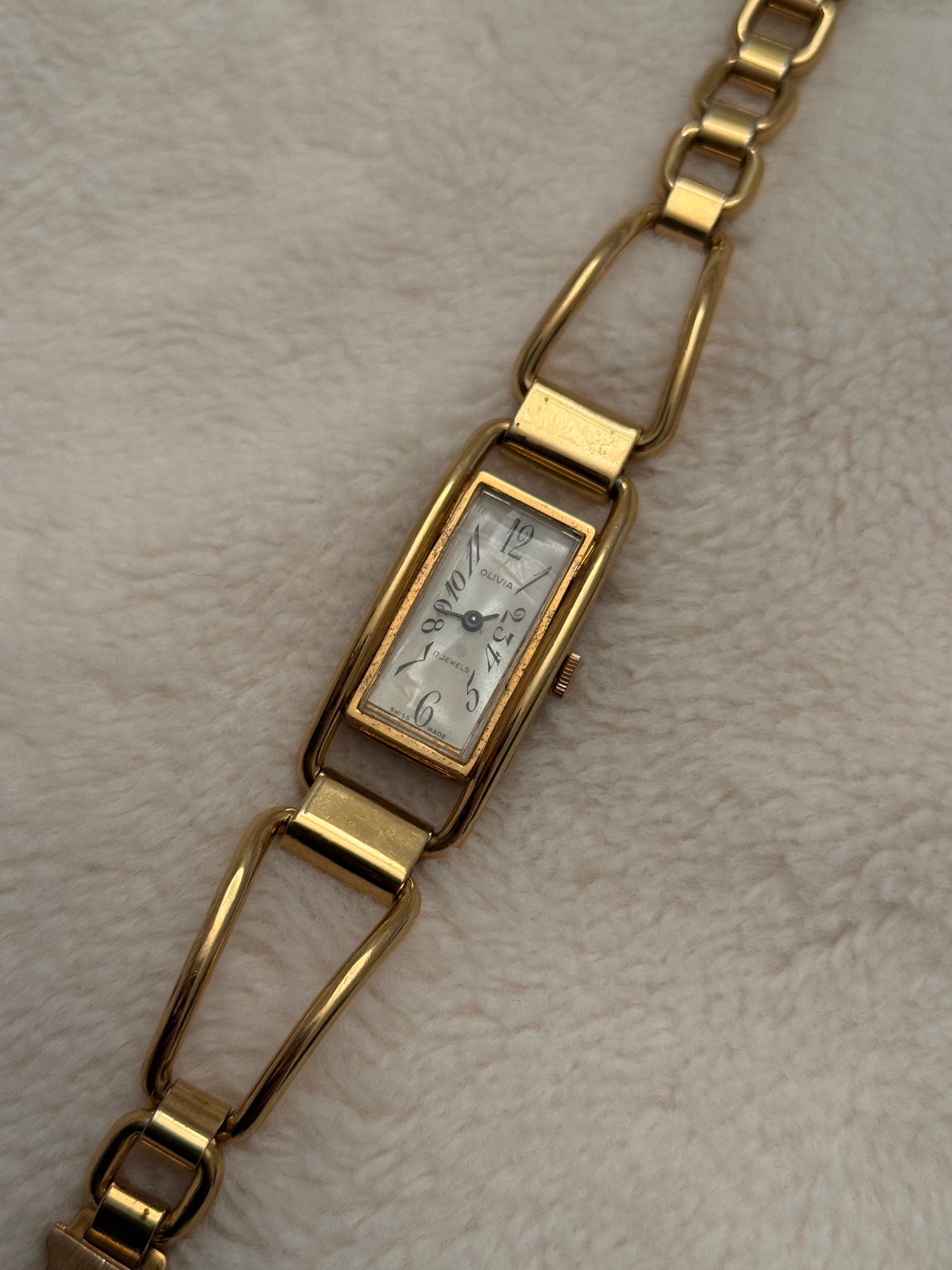 vintage olivia pearl watch