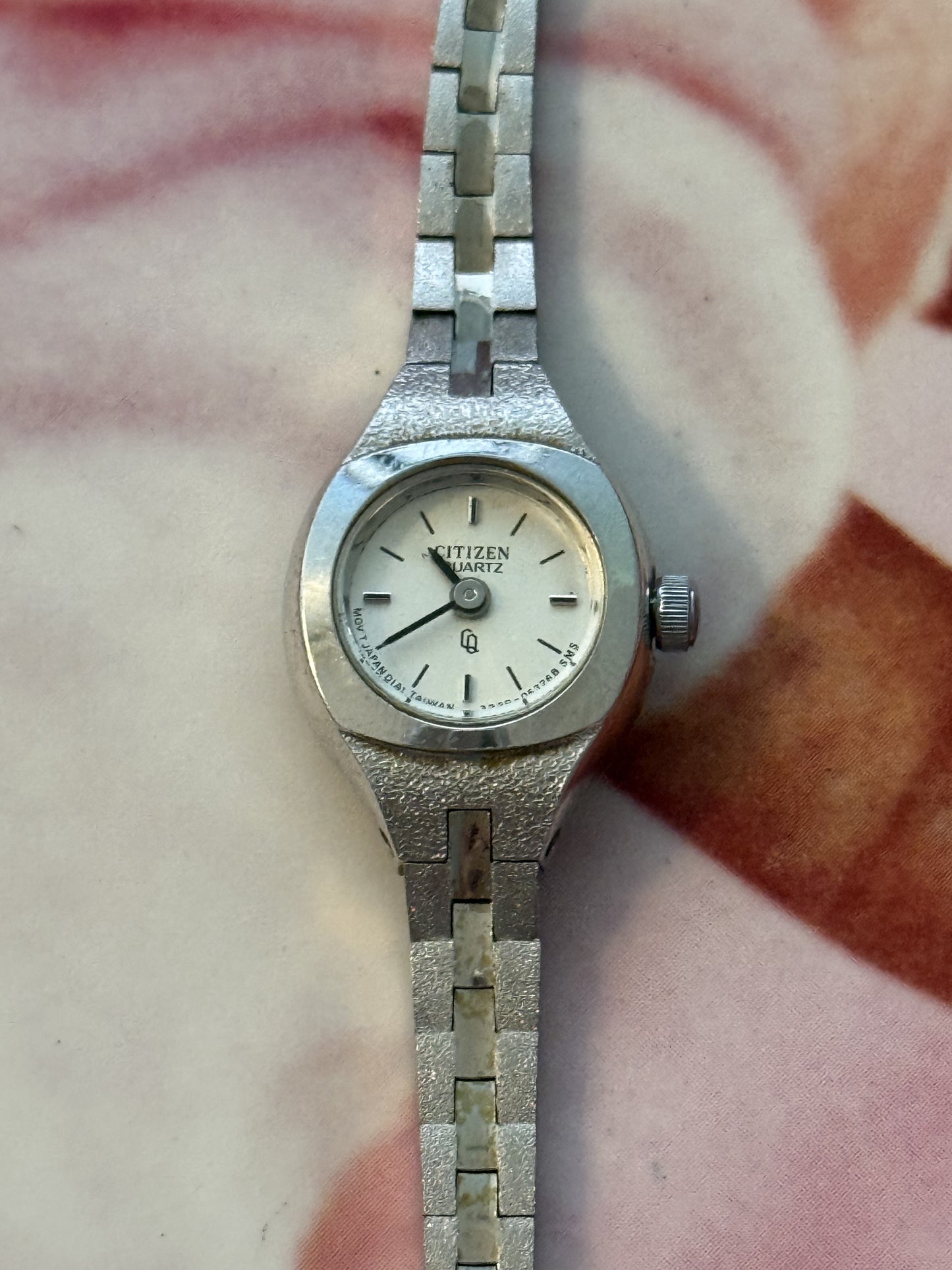 vintage citizen silver watch