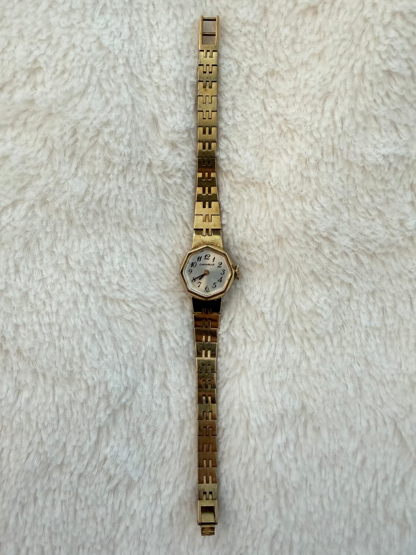 vintage caravelle gold watch