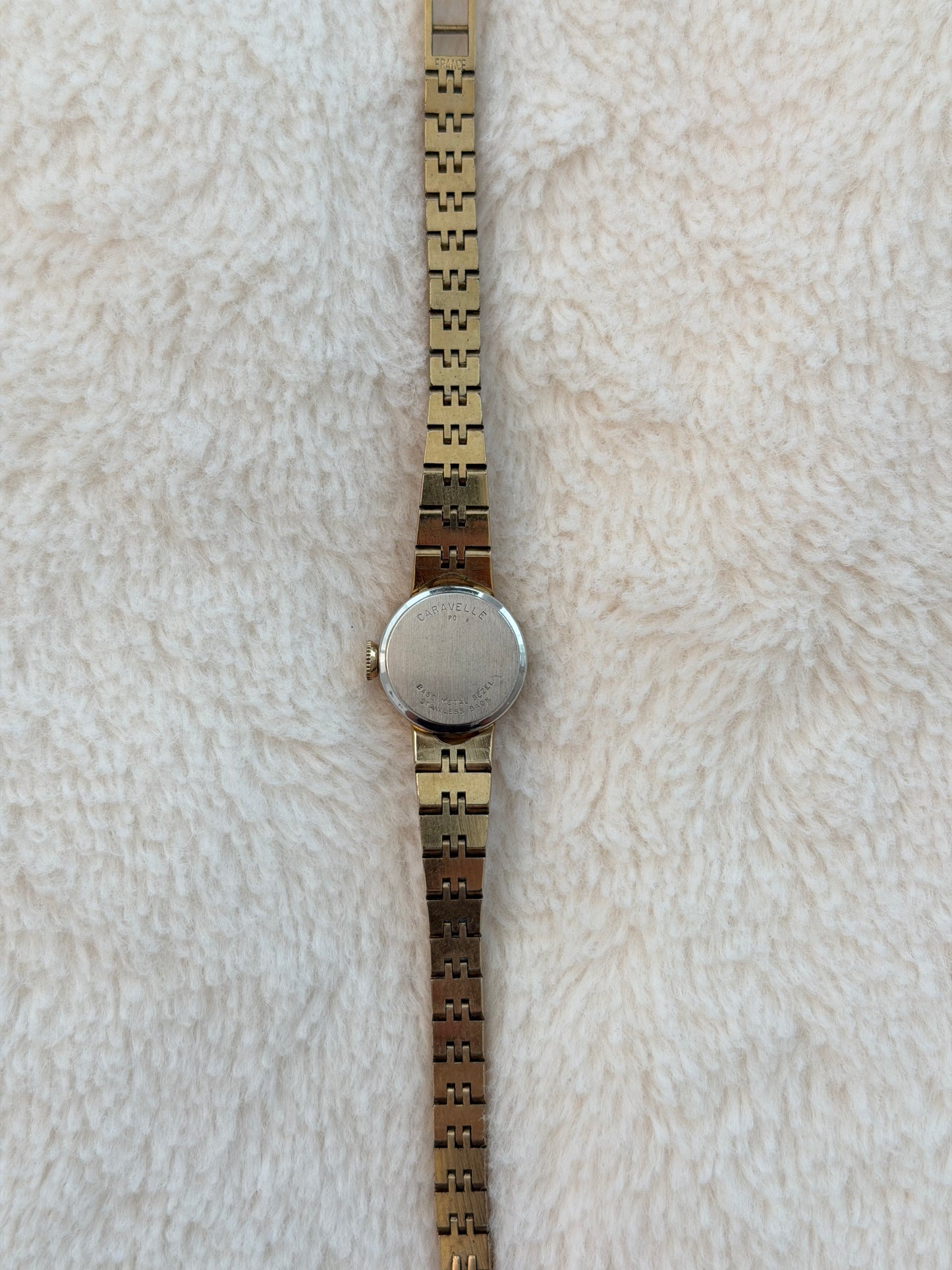 vintage caravelle gold watch
