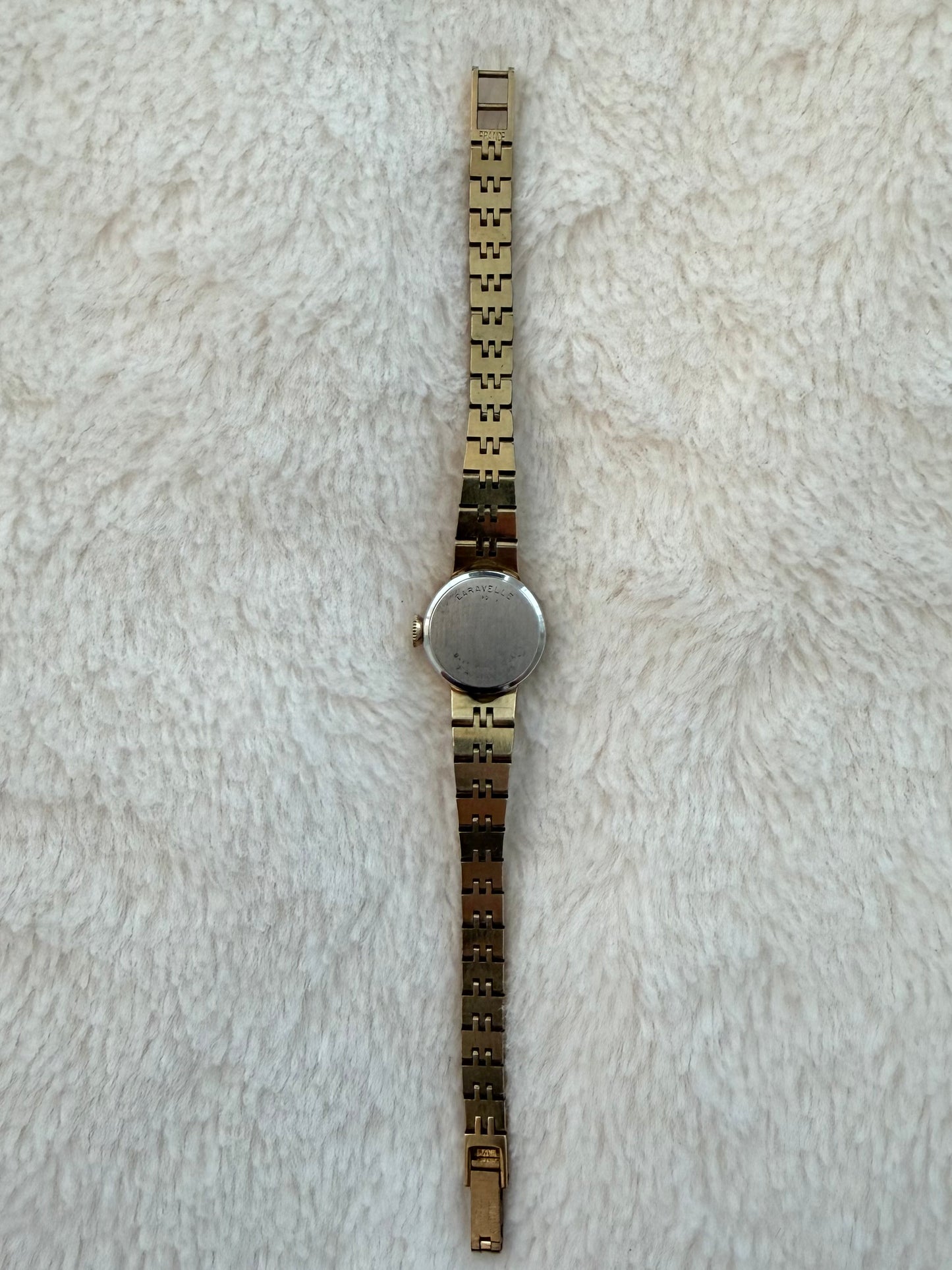 vintage caravelle gold watch